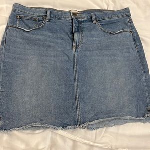 Jean skirt size 16